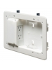 Arlington TVL508GC - Low Profile TV Box for Shallow Wall Depths - 5" x 8" Box - White - Plastic